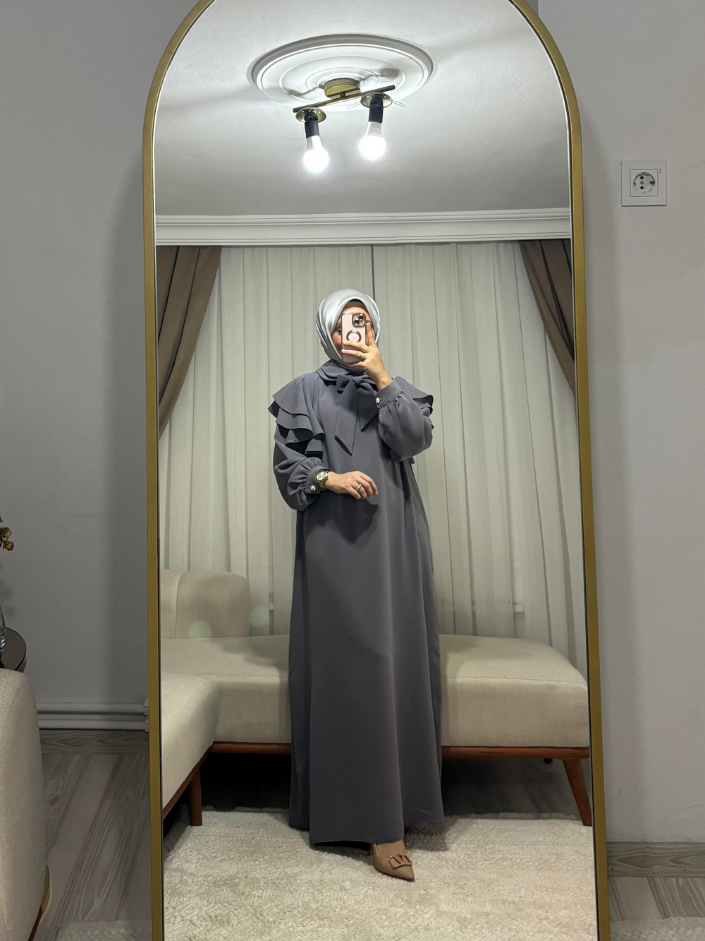 Elmas Elbise | Antrasit Gri