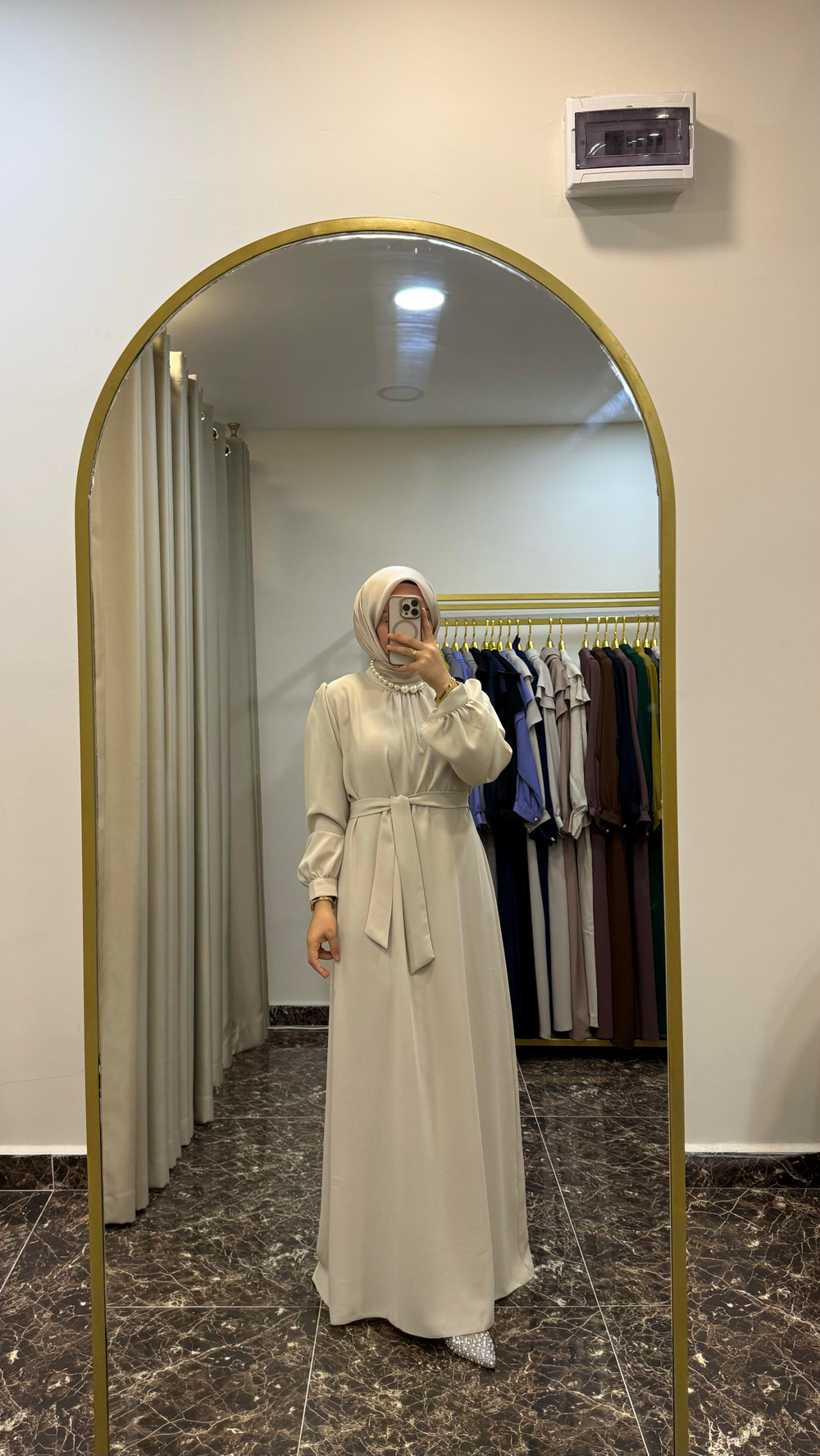Livza Model Elbise | Taş
