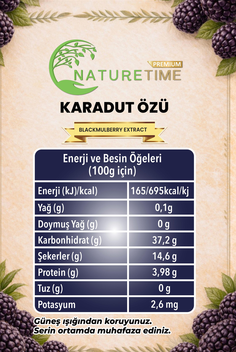 Karadut Özü 350 gr