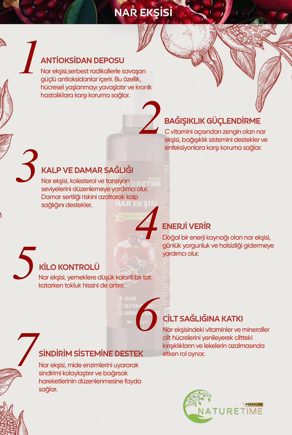 Nar Ekşisi %100 Nar 350 gr