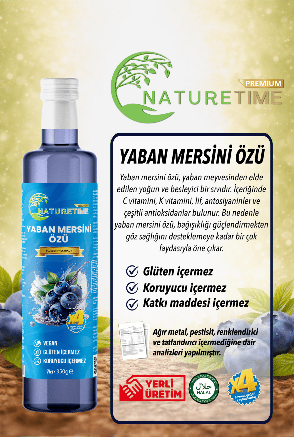 Yaban Mersini Özü 350 gr