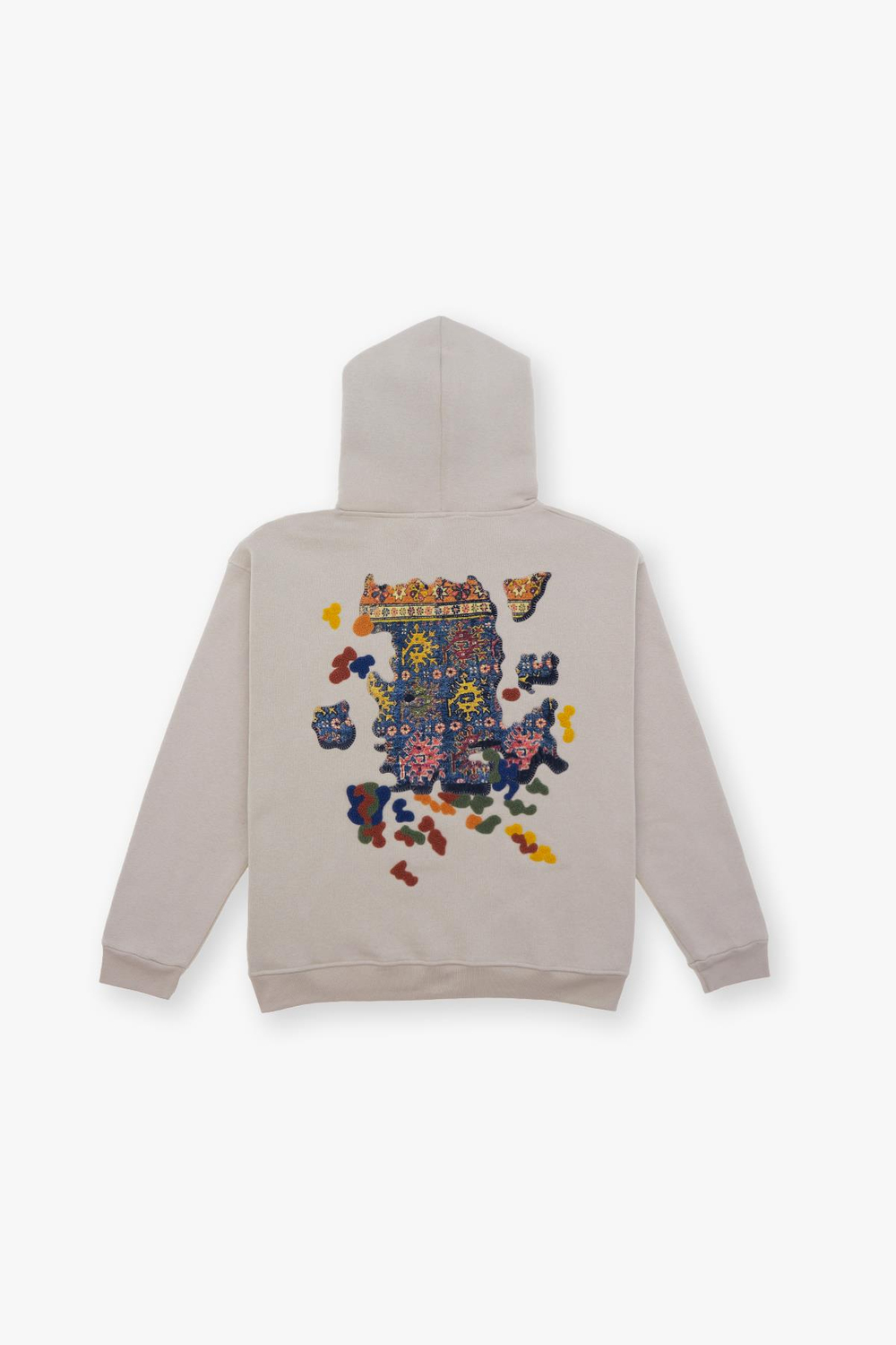 Authentic Oversize Sweatshirt Erkek Stone