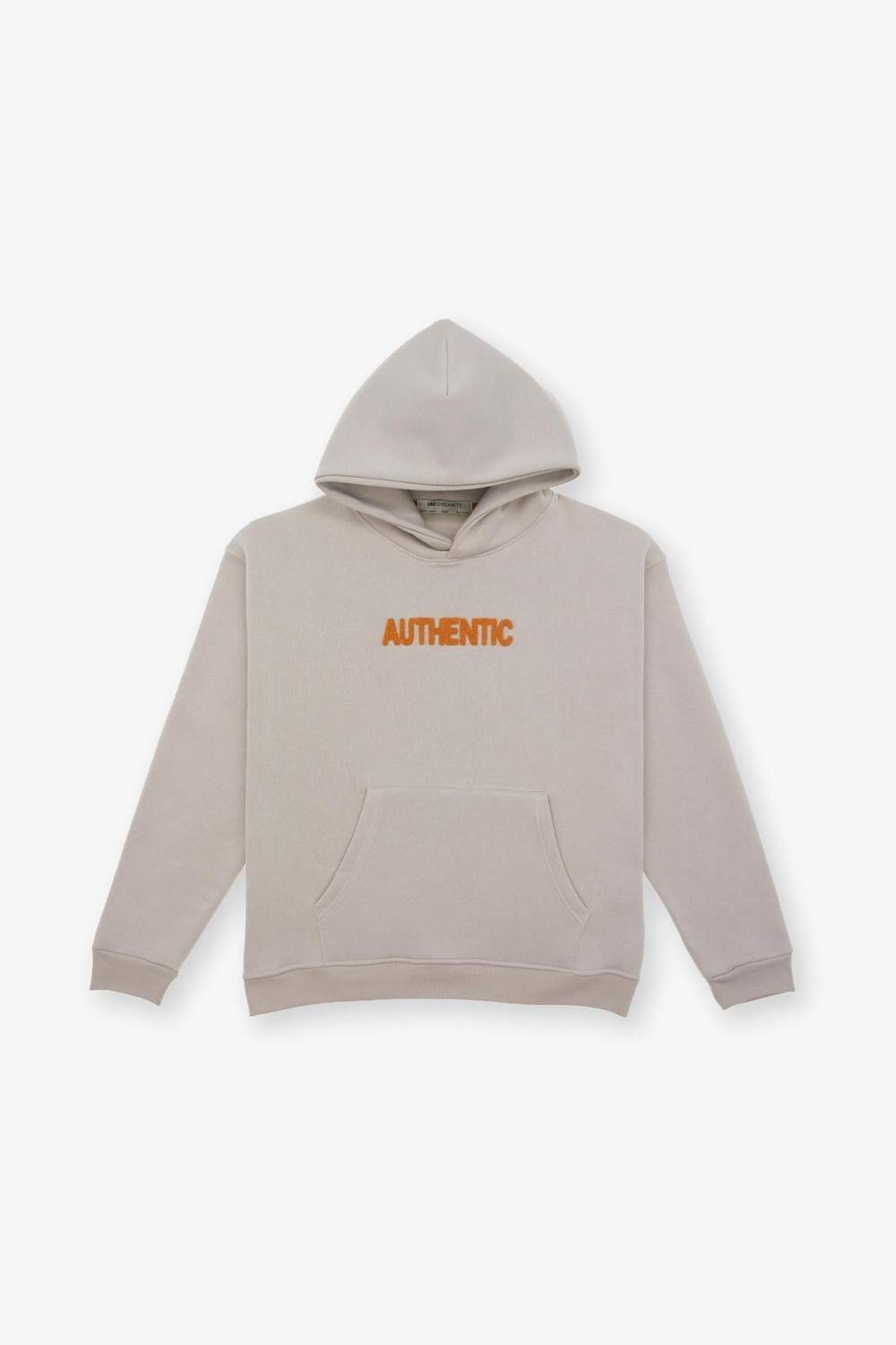 Authentic Oversize Sweatshirt Kadın Stone