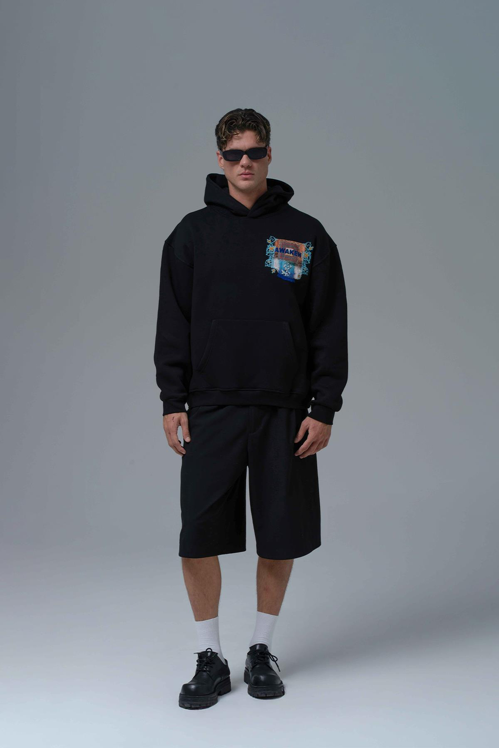 Awaken Oversize Sweatshirt Erkek Siyah