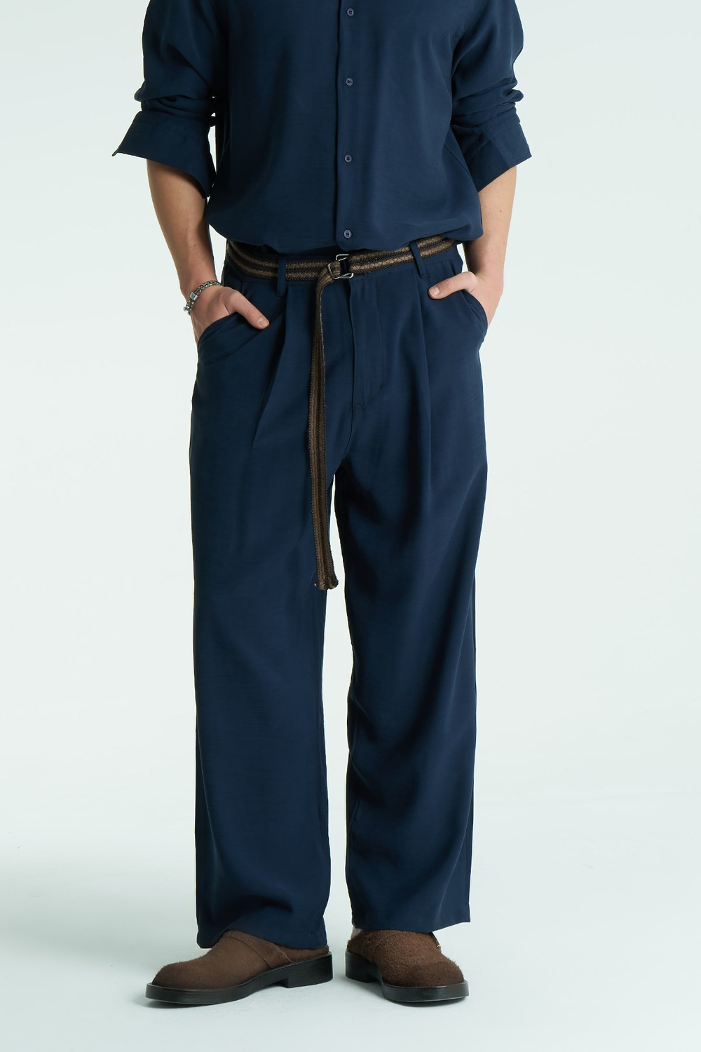 Base Relaxed Fit Pants Navy
