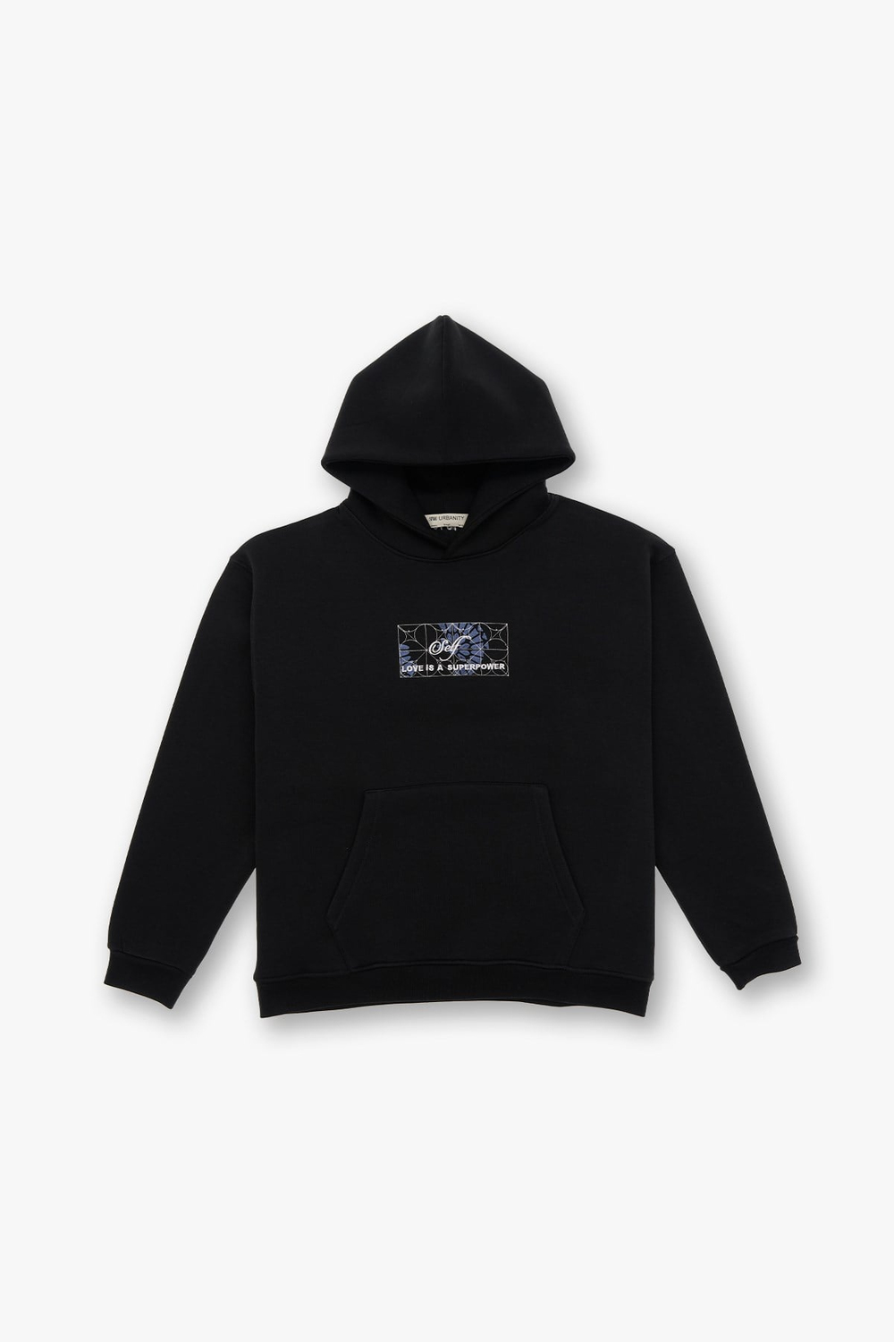 Be Good To Yourself Oversize Sweatshirt Erkek Siyah
