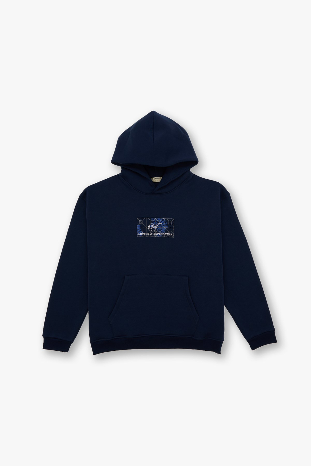 Be Good To Yourself Oversize Sweatshirt Kadın İndigo