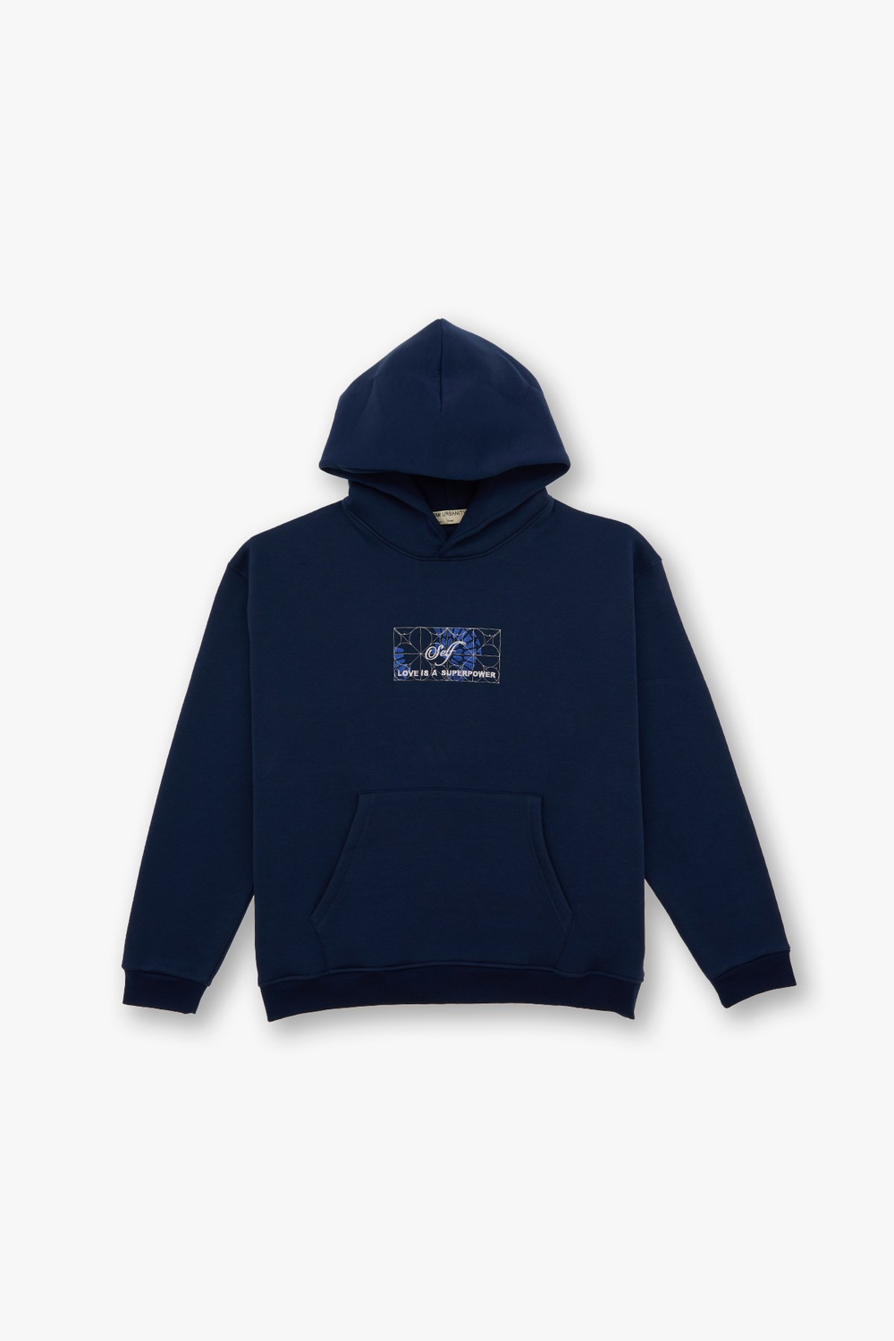 Be Good To Yourself Oversize Sweatshirt Erkek İndigo