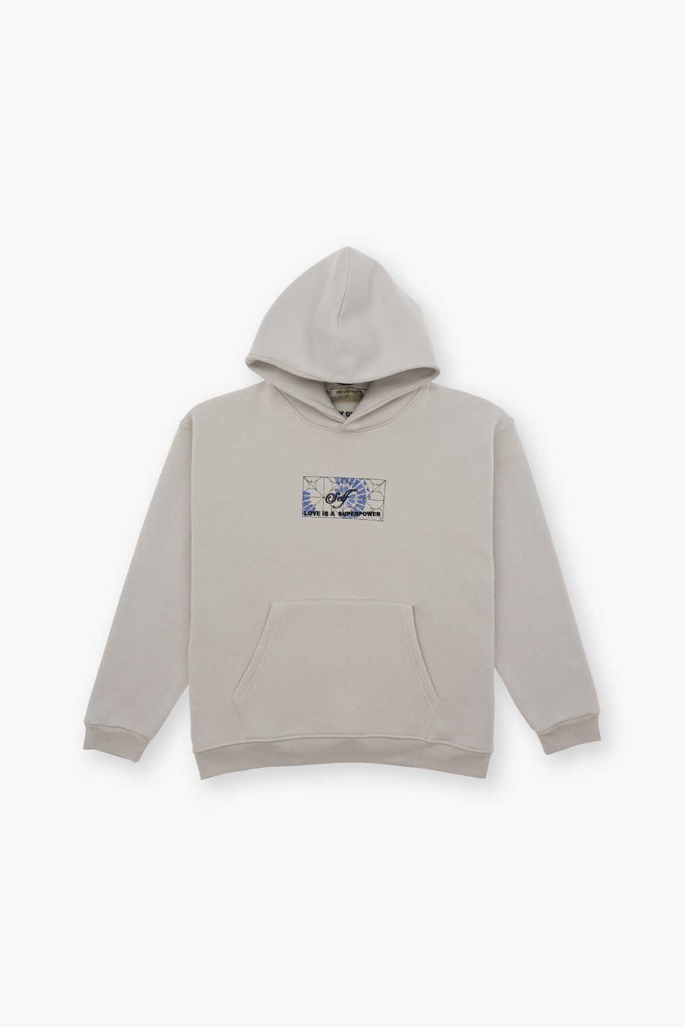 Be Good To Yourself Oversize Sweatshirt Erkek Stone