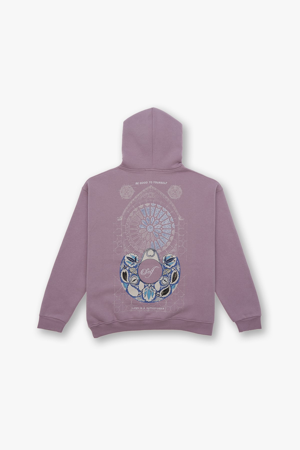 Be Good To Yourself Oversize Sweatshirt Kadın Pembe