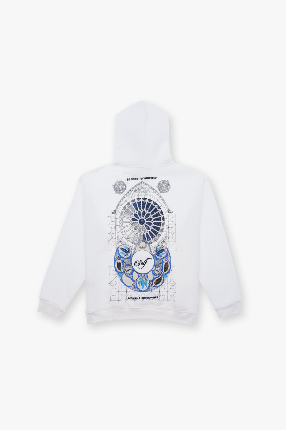 Be Good To Yourself Oversize Sweatshirt Erkek Ekru