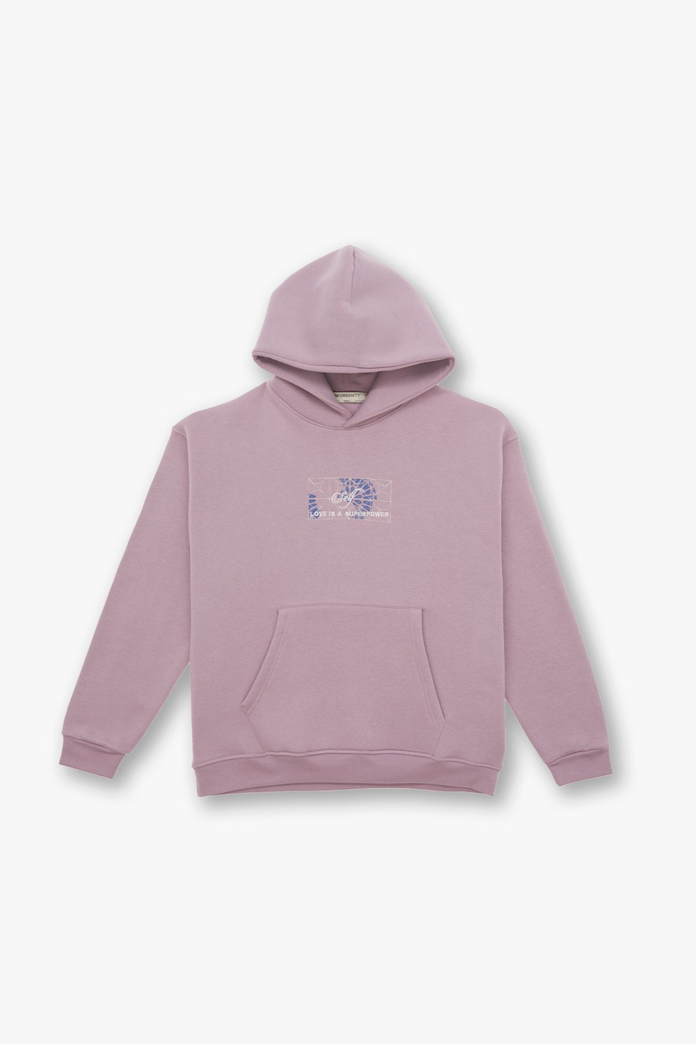Be Good To Yourself Oversize Sweatshirt Erkek Pembe
