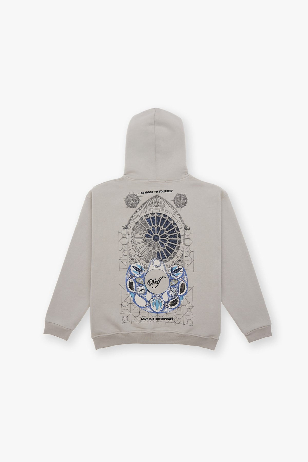 Be Good To Yourself Oversize Sweatshirt Erkek Stone