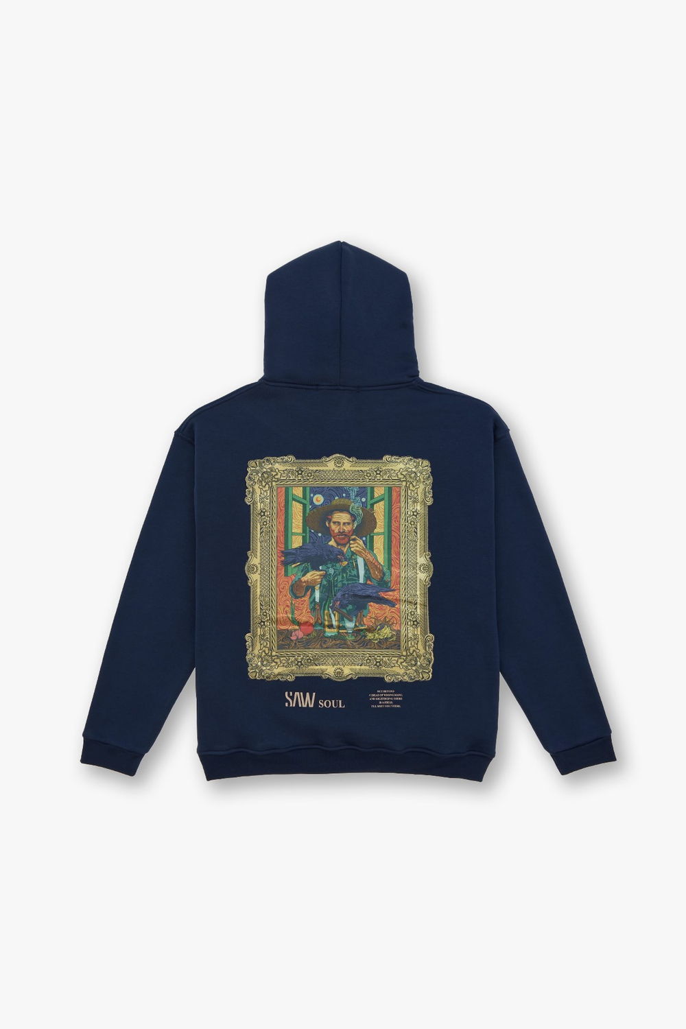 Beyond the Frame Oversize Sweatshirt Erkek İndigo