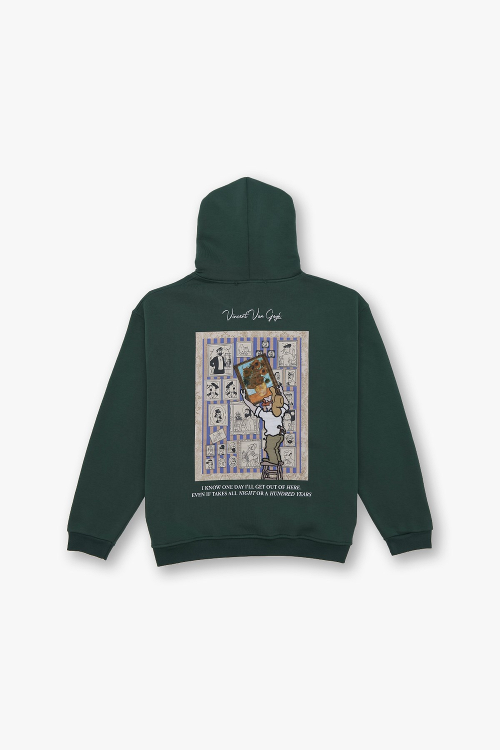 Beyond the Frames Oversize Sweatshirt Kadın Yeşil