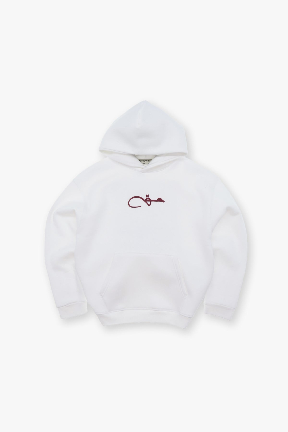 Calligraphy Carpet Oversize Sweatshirt Erkek Ekru