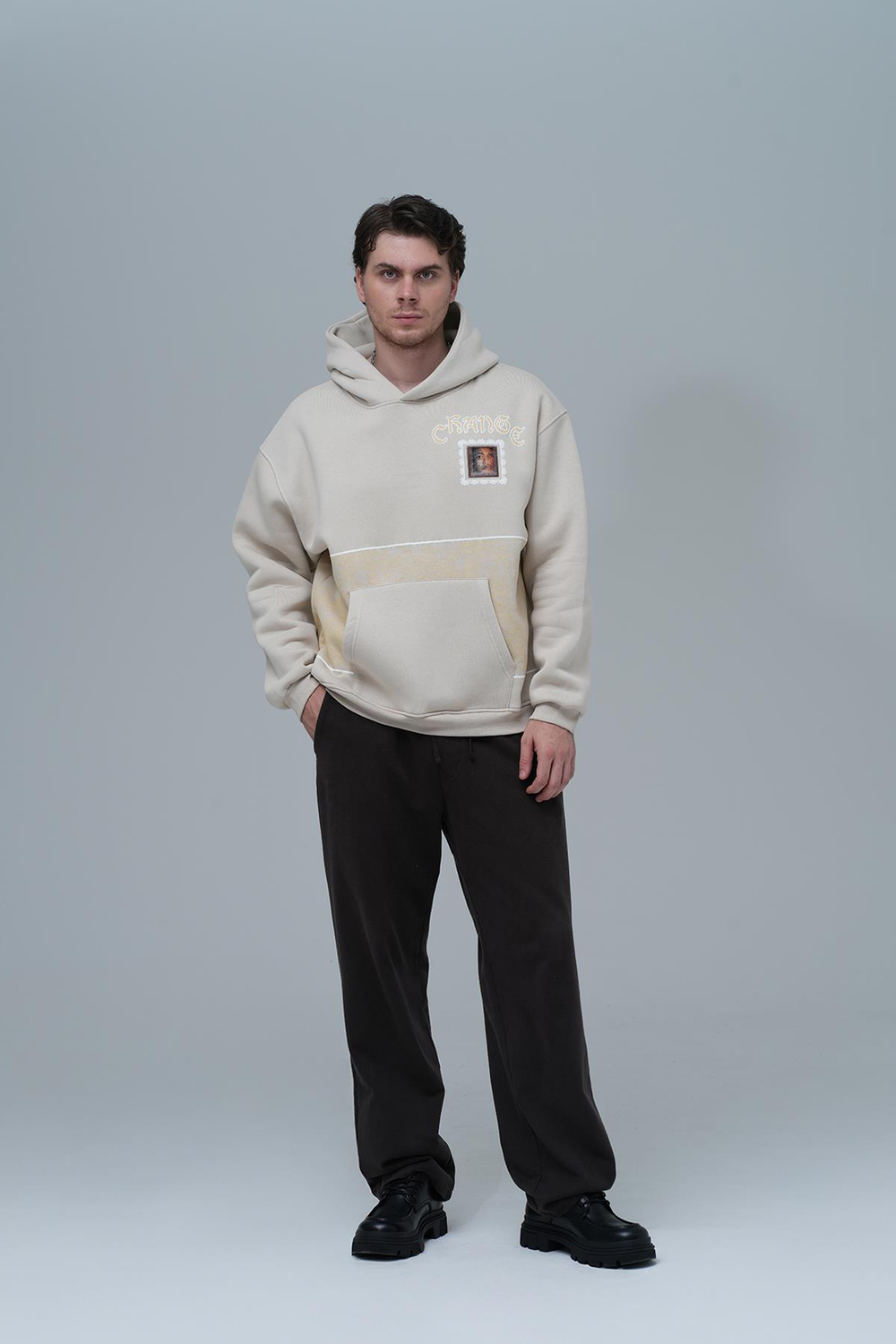 Change Oversized Sweatshirt Stone