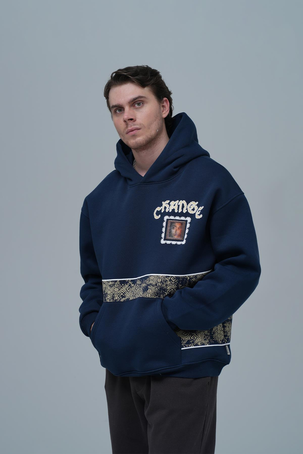 Change Oversized Sweatshirt Indigo
