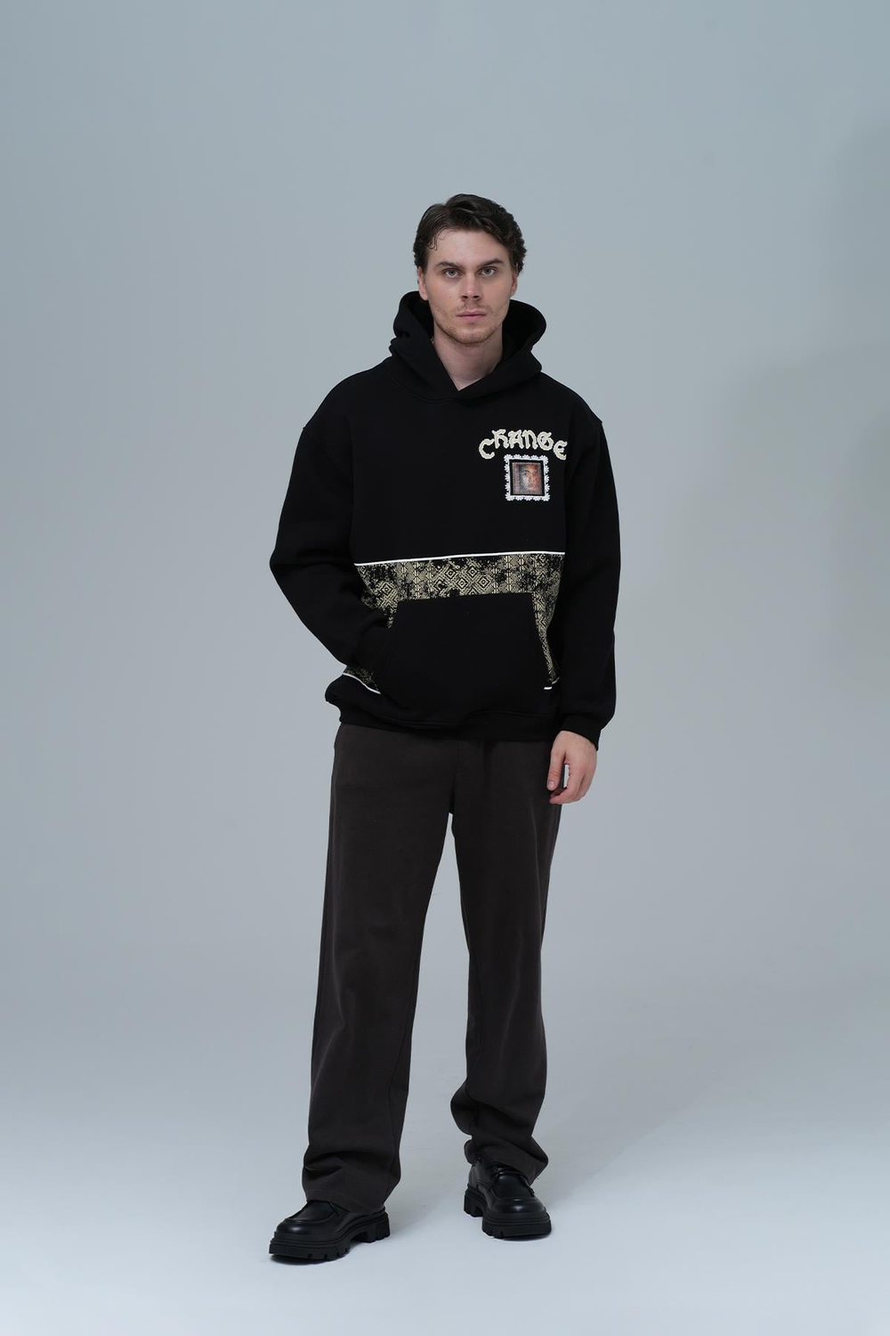 Change Oversize Sweatshirt Erkek Siyah