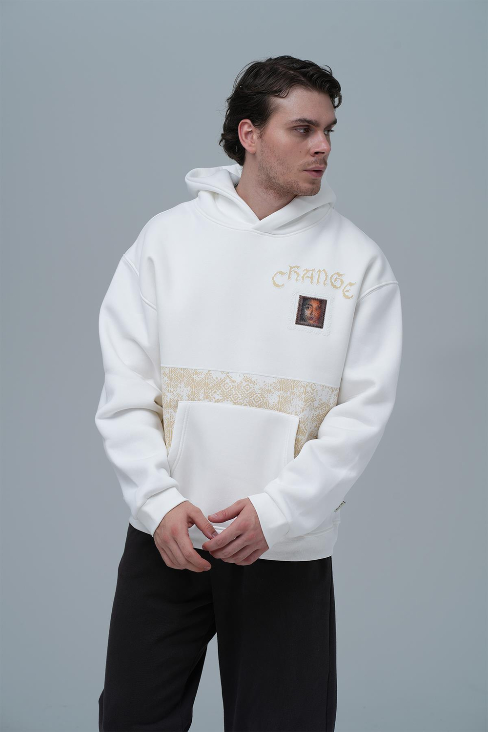 Change Oversized Sweatshirt Off White