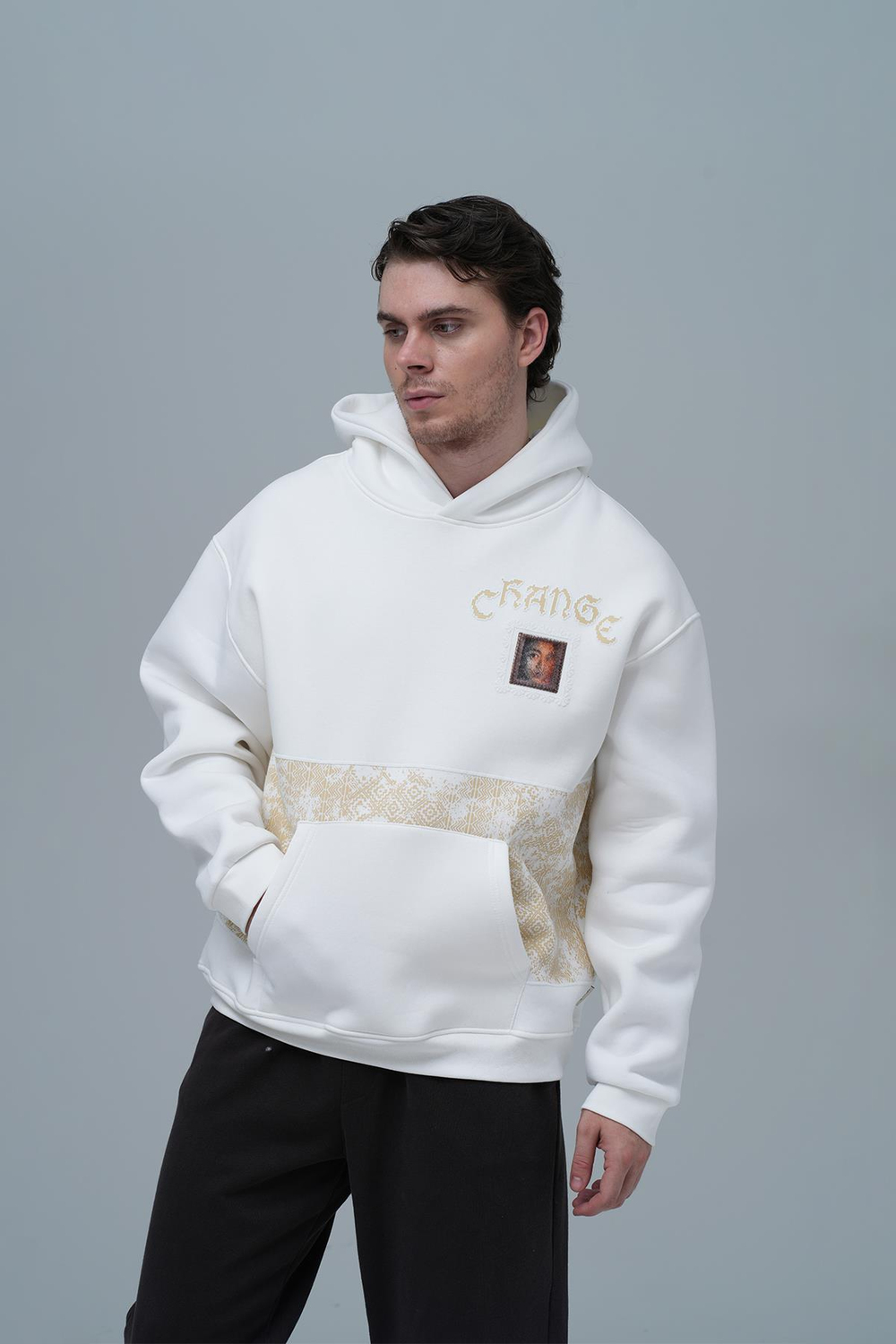 Change Oversized Sweatshirt Off White