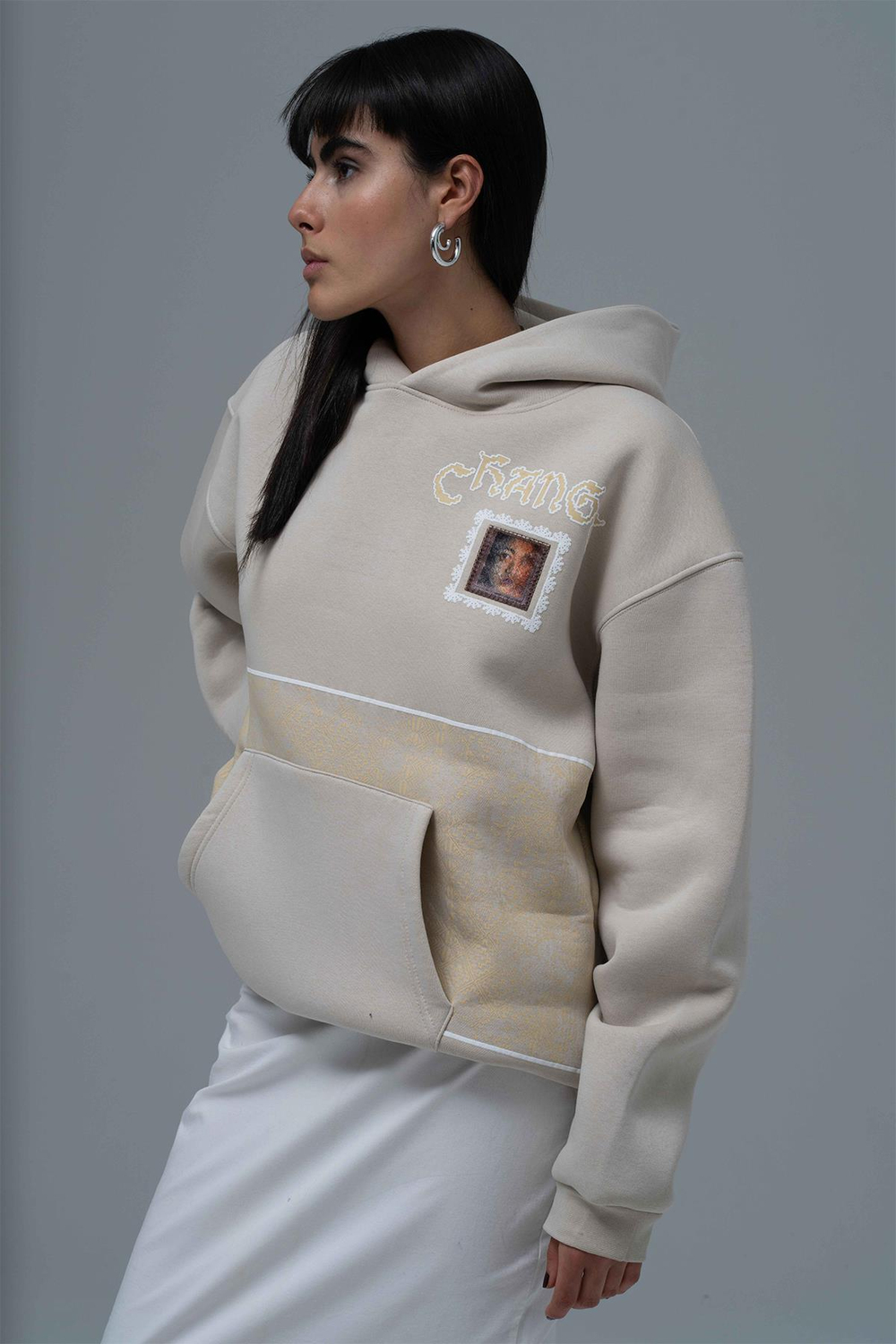 Change Oversized Sweatshirt Stone