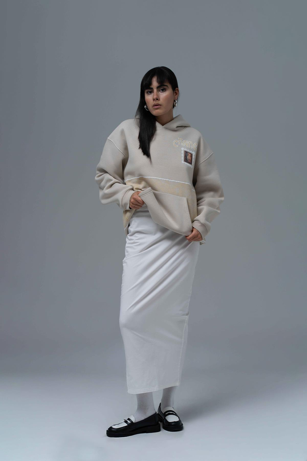 Change Oversized Sweatshirt Stone