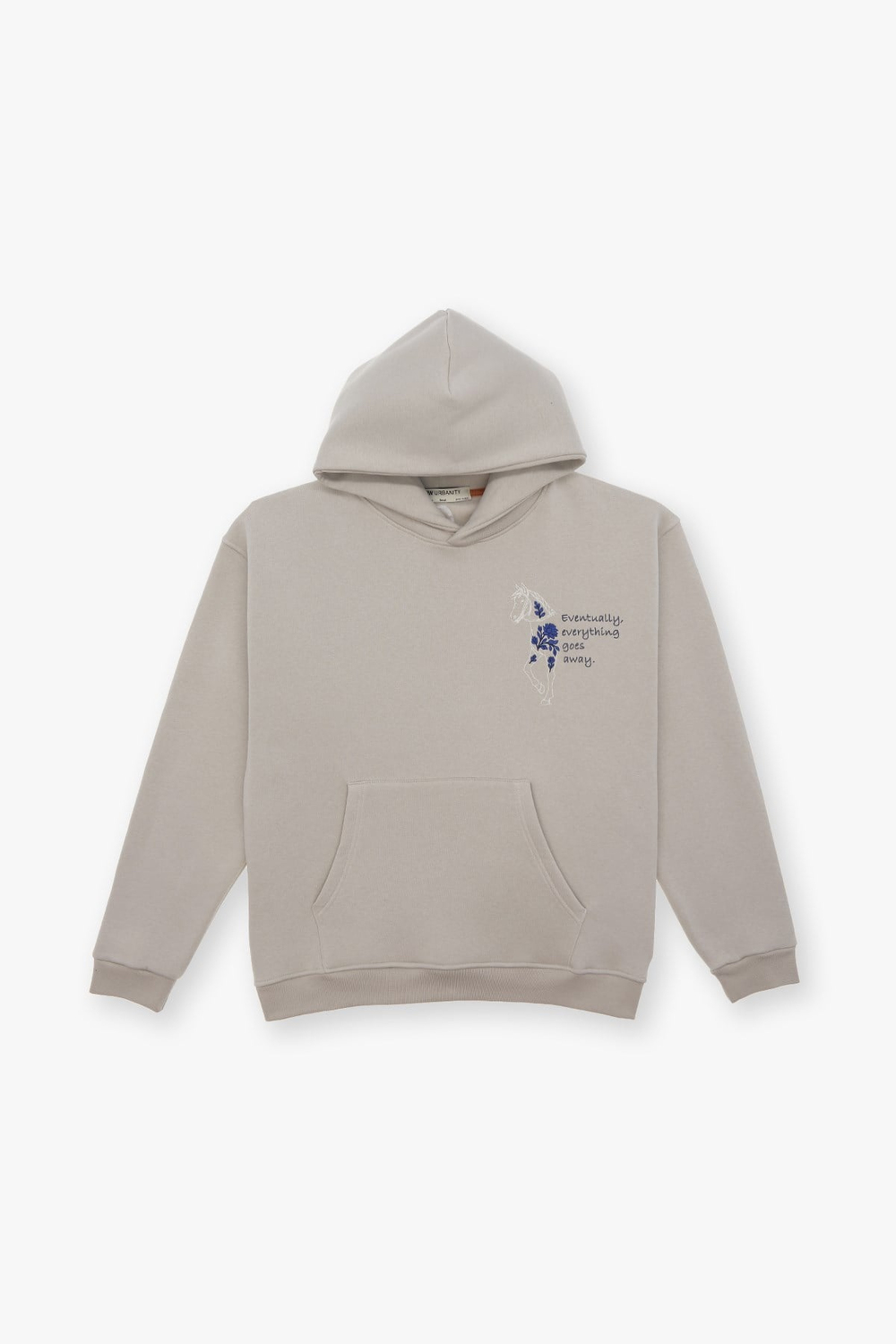 Design Story Fading Echoes Oversized Sweatshirt Stone