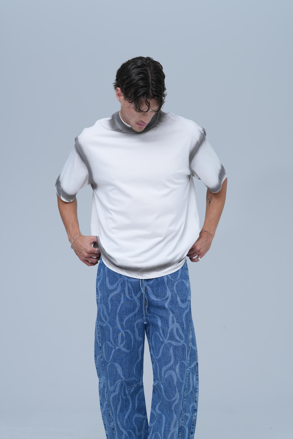 Echo Oversized T-Shirt Off White