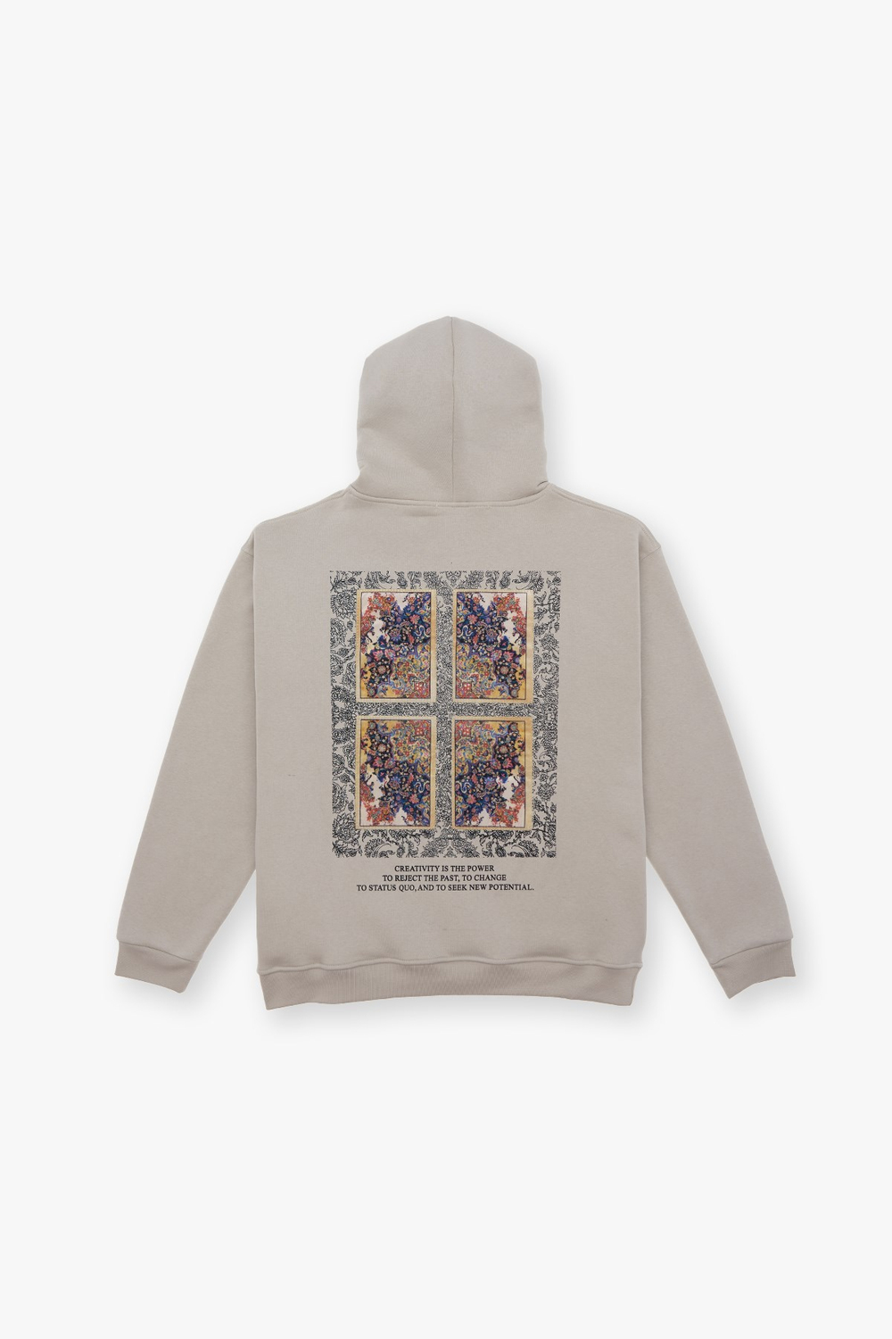 Endless Metamorphosis Oversized Sweatshirt Stone
