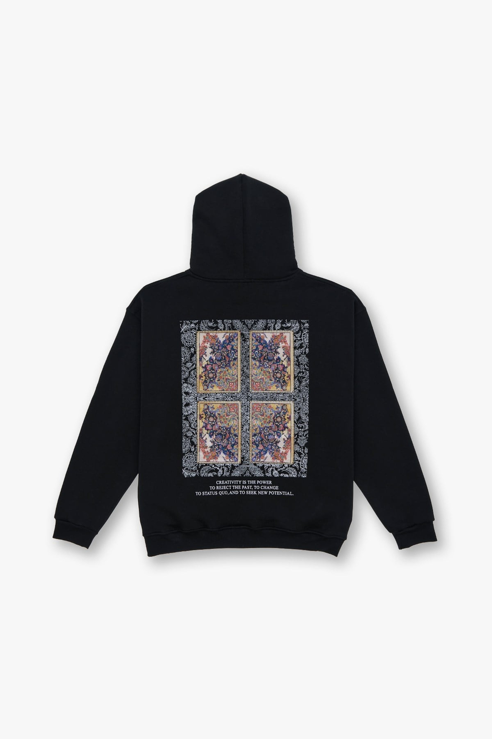 Endless Metamorphosis Oversized Sweatshirt Black