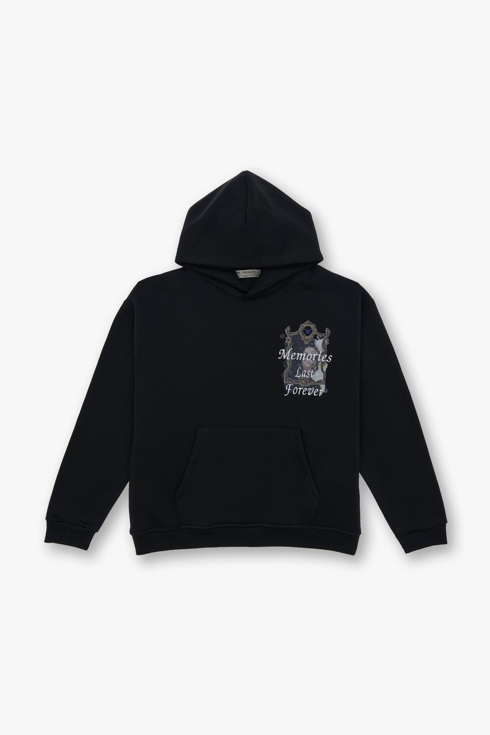 Eternal Frame Oversize Sweatshirt Kadın Siyah