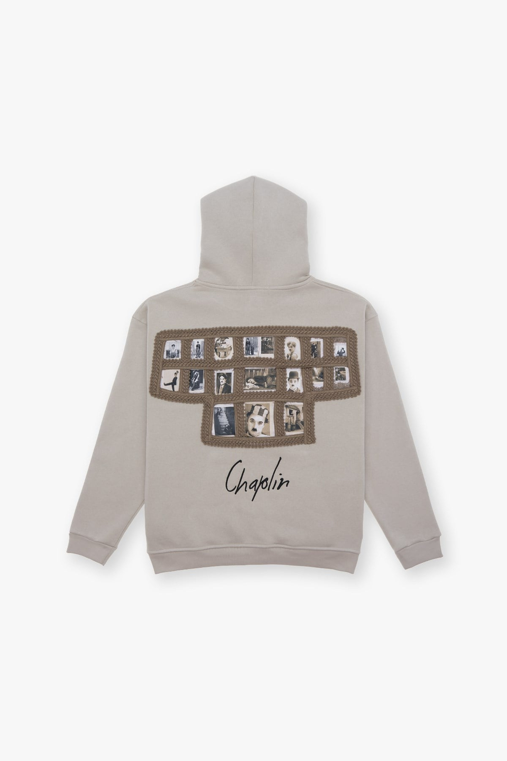 Frames Of Laughter Oversized Sweatshirt Stone