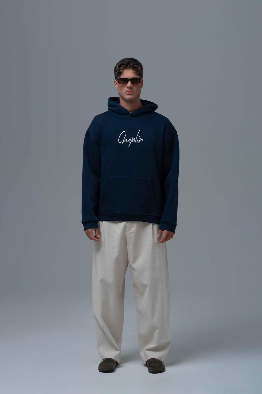 Frames Of Laughter Oversized Sweatshirt Indigo