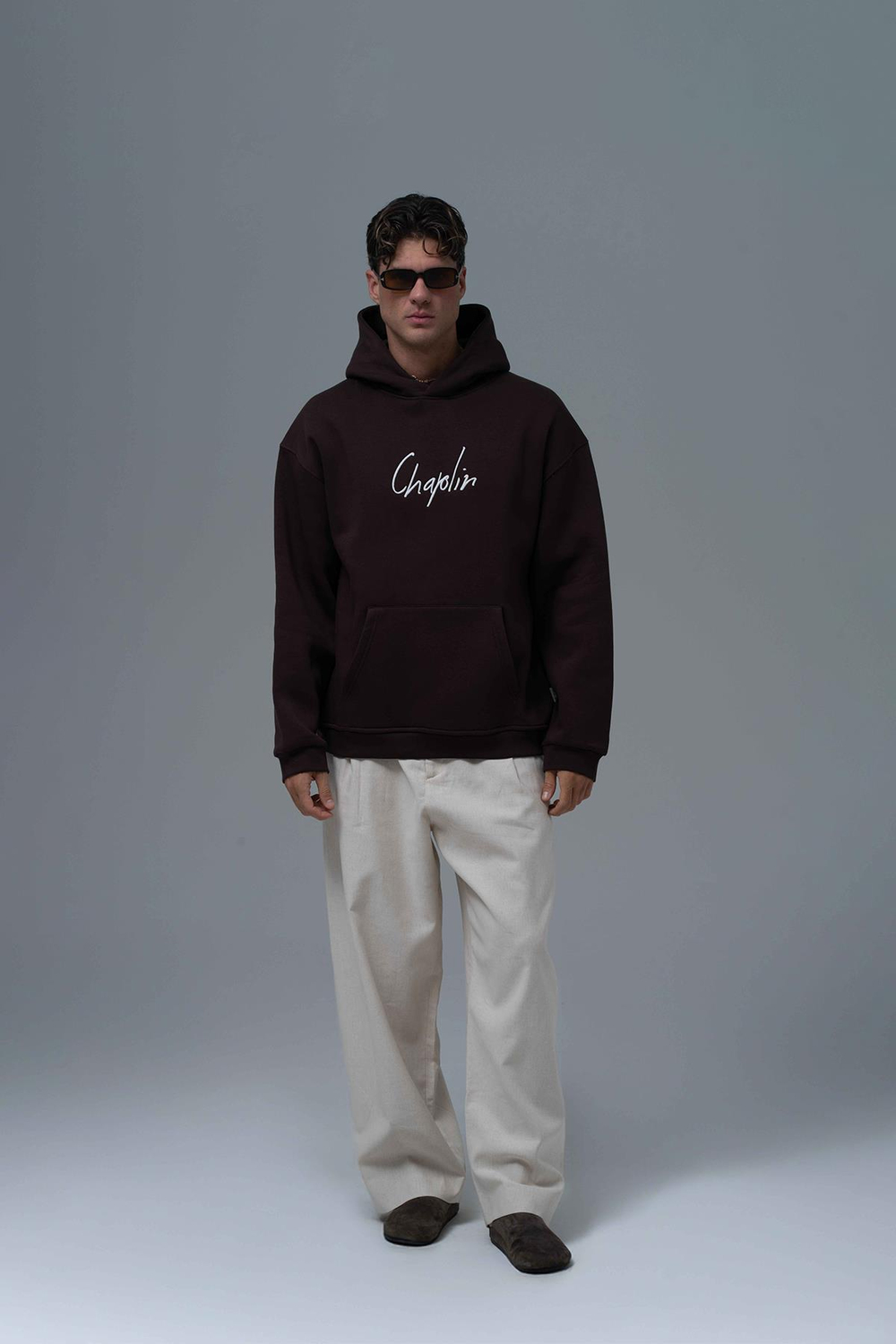 Frames Of Laughter Oversized Sweatshirt Brown