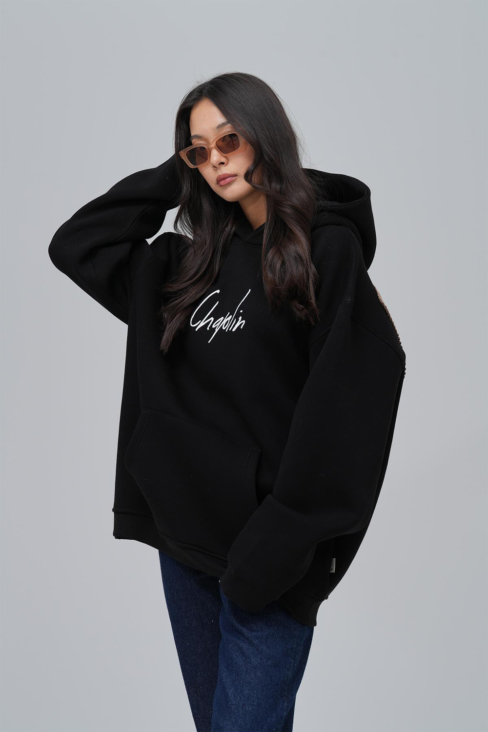 Frames Of Laughter Oversized Sweatshirt Black