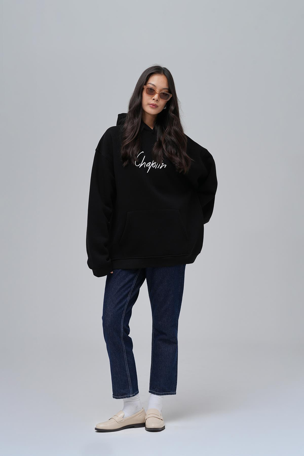Frames Of Laughter Oversized Sweatshirt Black