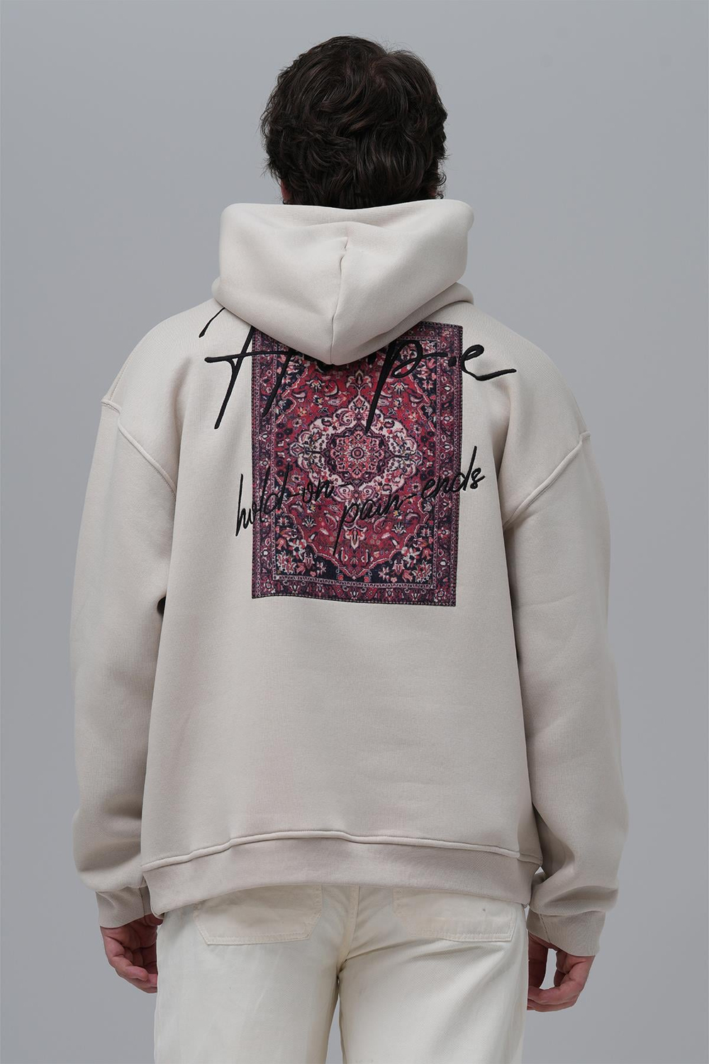 Hope Oversize Sweatshirt Erkek Stone