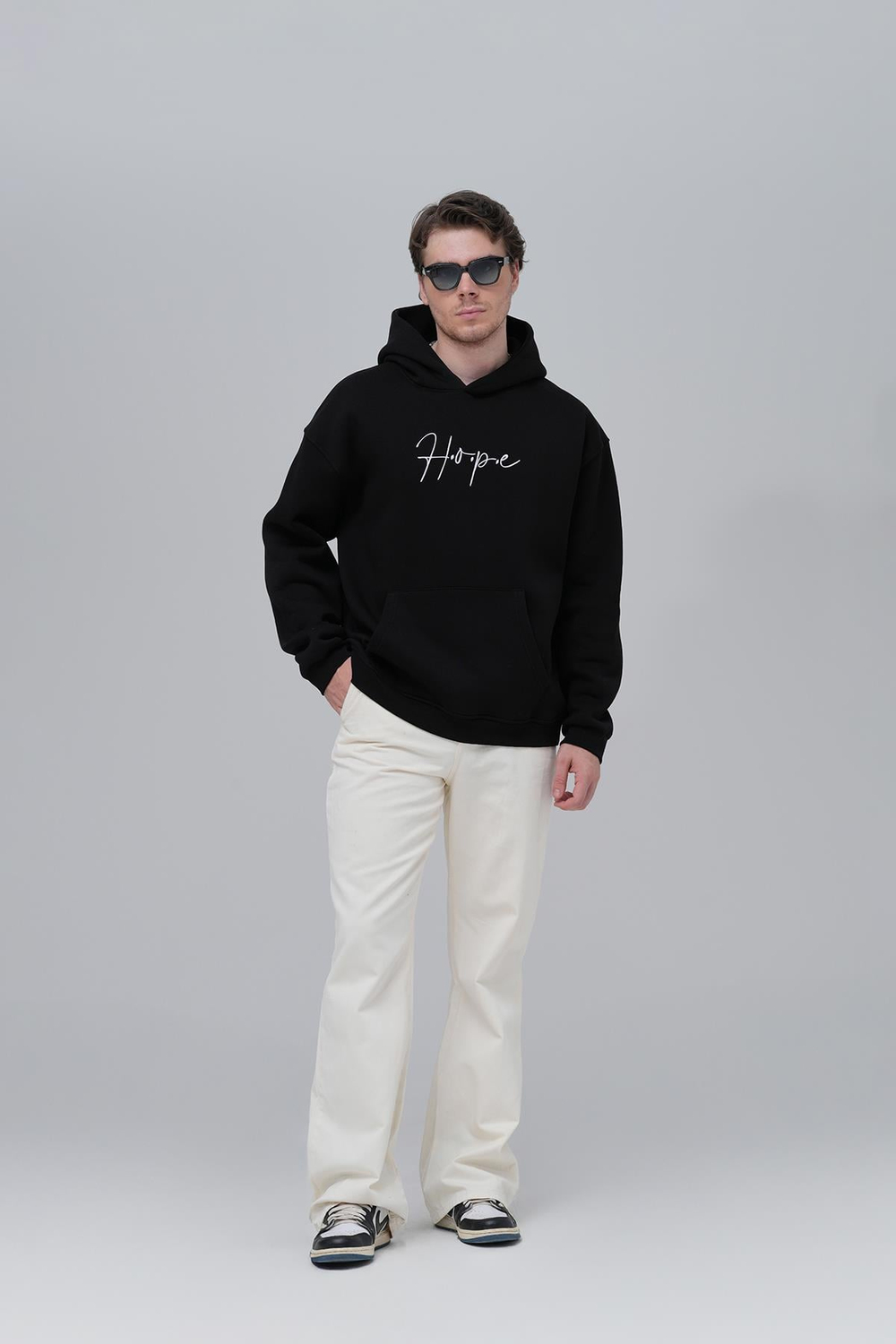 Hope Oversize Sweatshirt Erkek Siyah