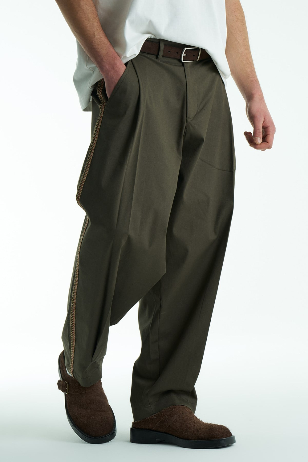 Kairo Relaxed Fit Erkek Pantolon Haki