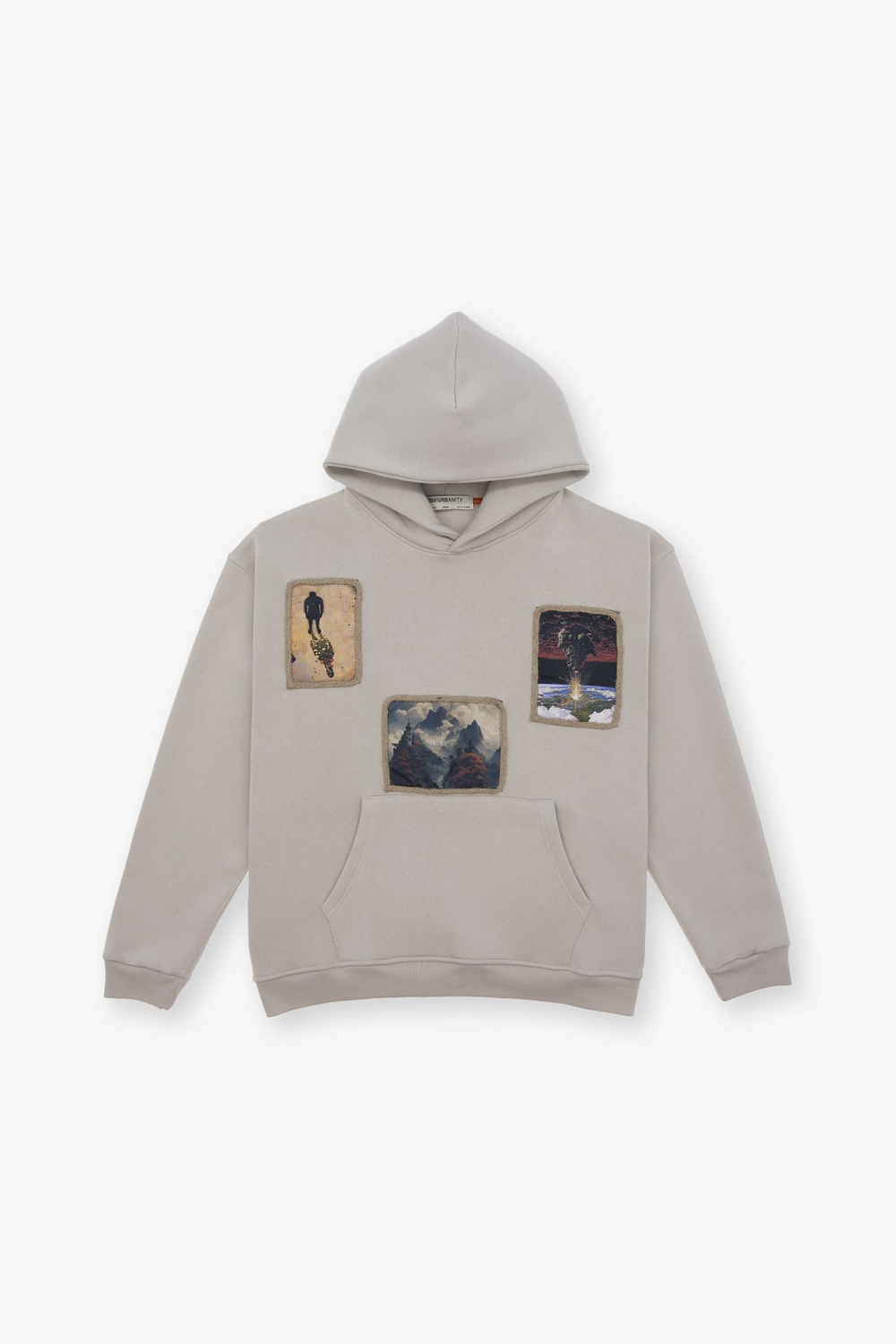 Layers Of Awakening Oversized Sweatshirt Stone