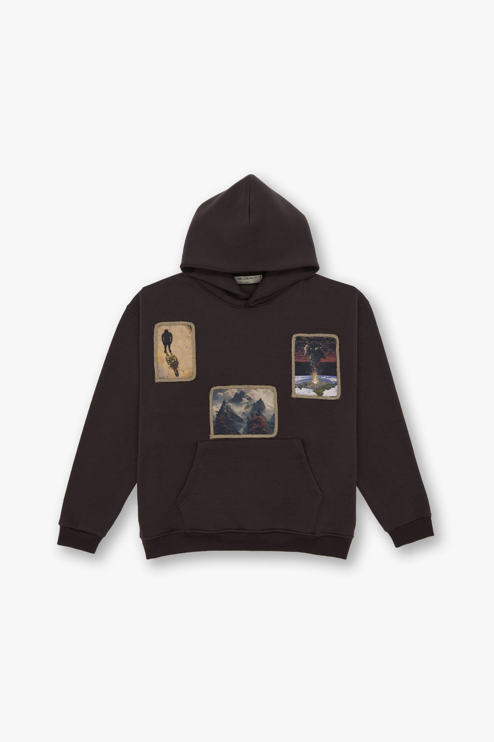 Layers Of Awakening Oversized Sweatshirt Brown