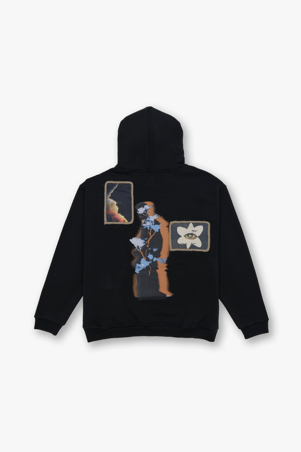 Layers Of Awakening Oversized Sweatshirt Black