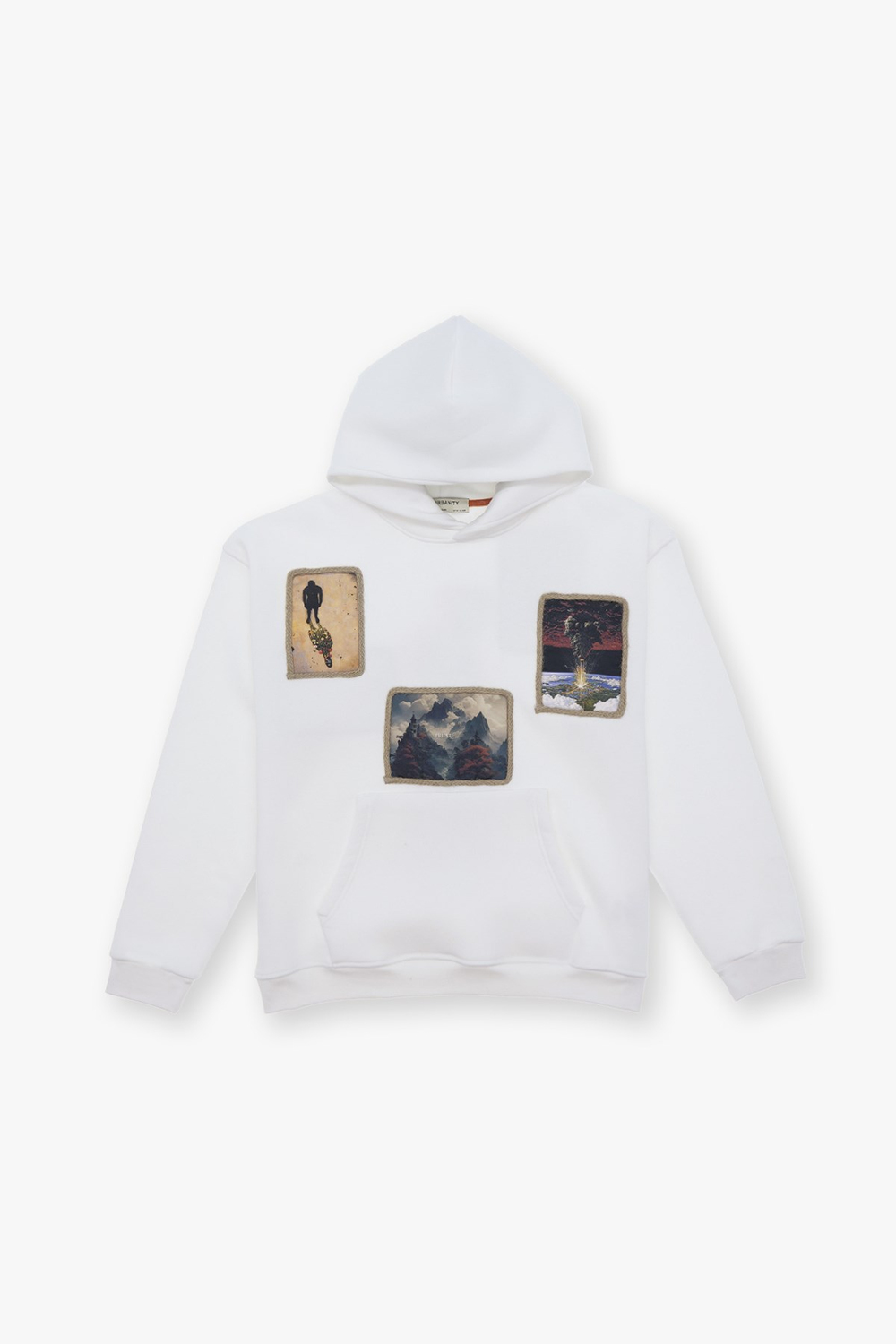 Layers Of Awakening Oversized Sweatshirt Off White