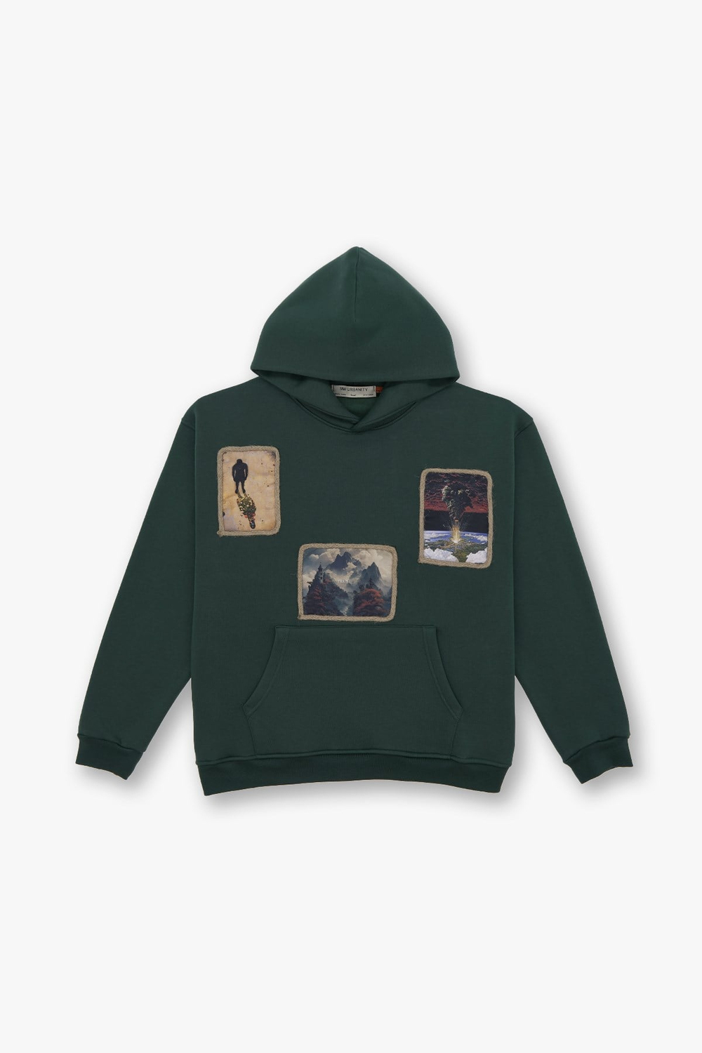 Layers Of Awakening Oversized Sweatshirt Green