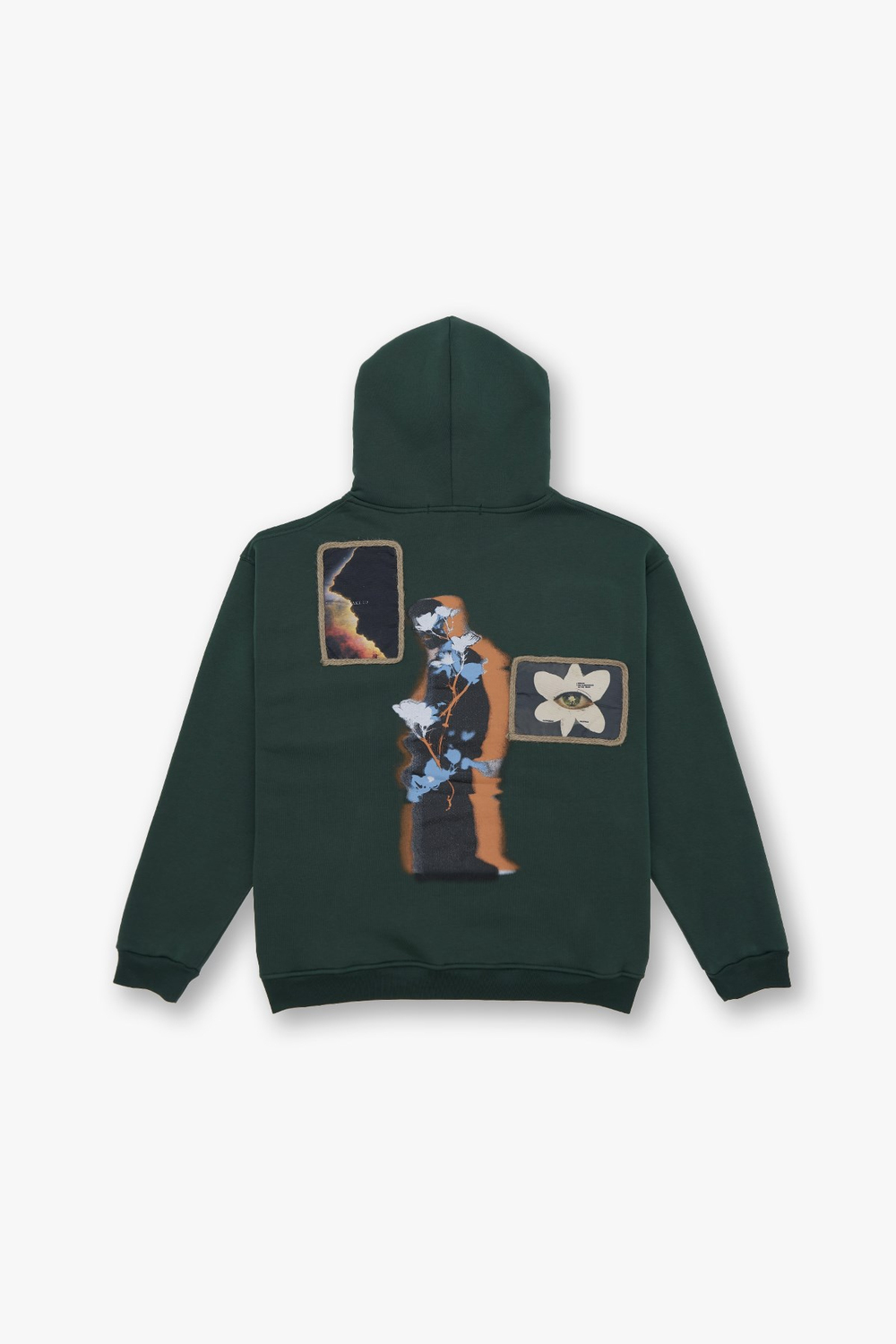 Layers Of Awakening Oversized Sweatshirt Green