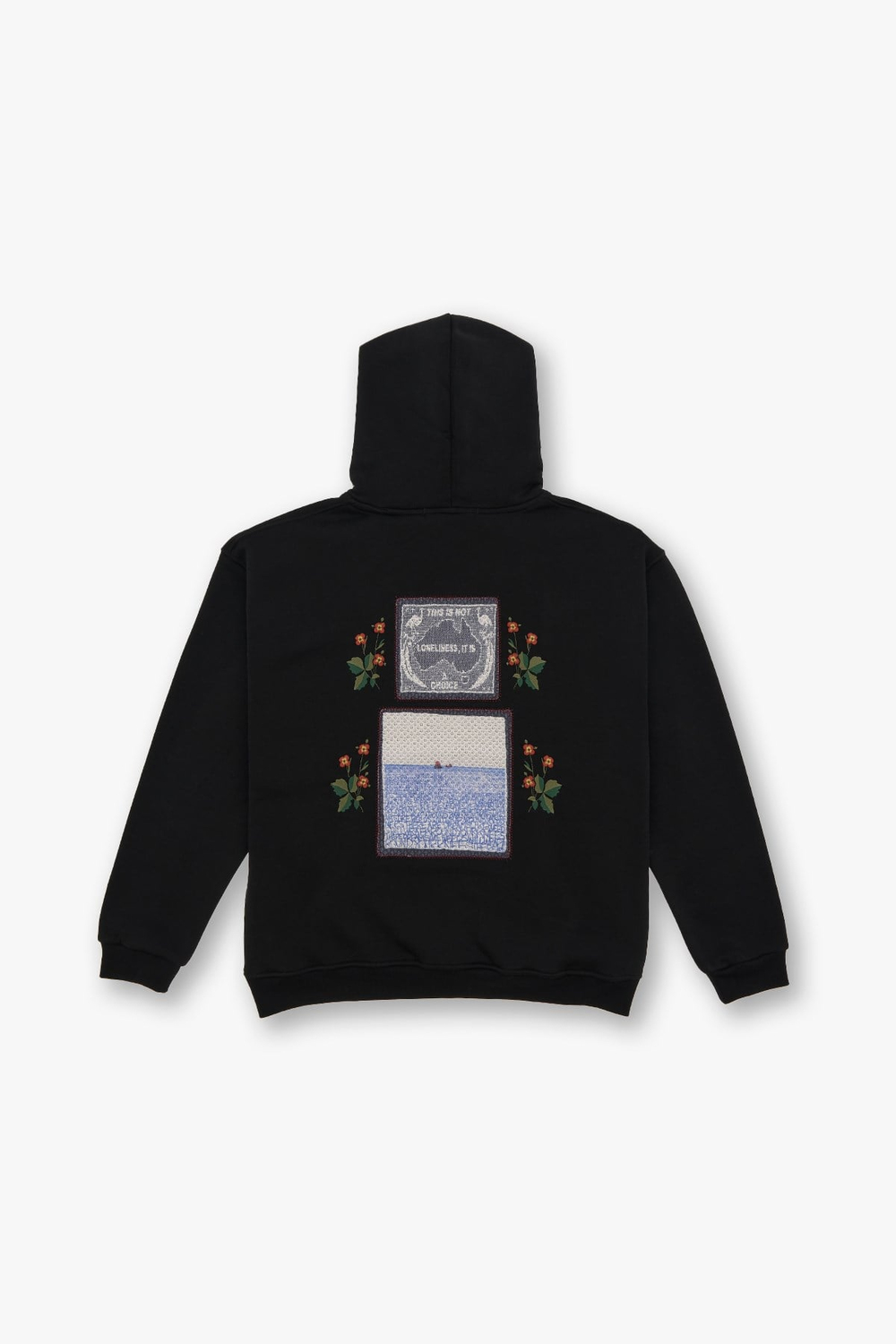 Loneliness Is A Choice Oversized Sweatshirt Black