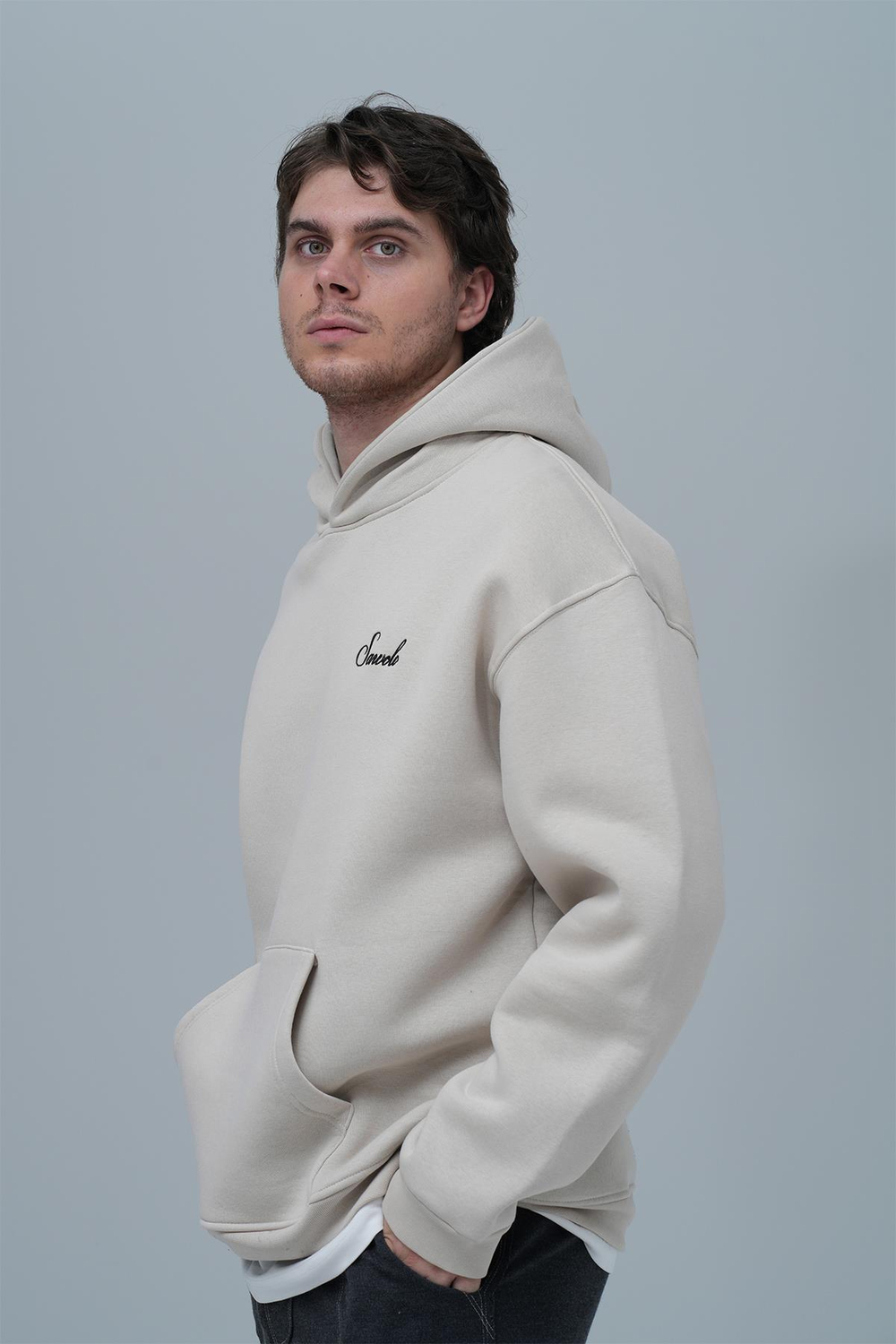 Loneliness Is A Choice Oversized Sweatshirt Stone