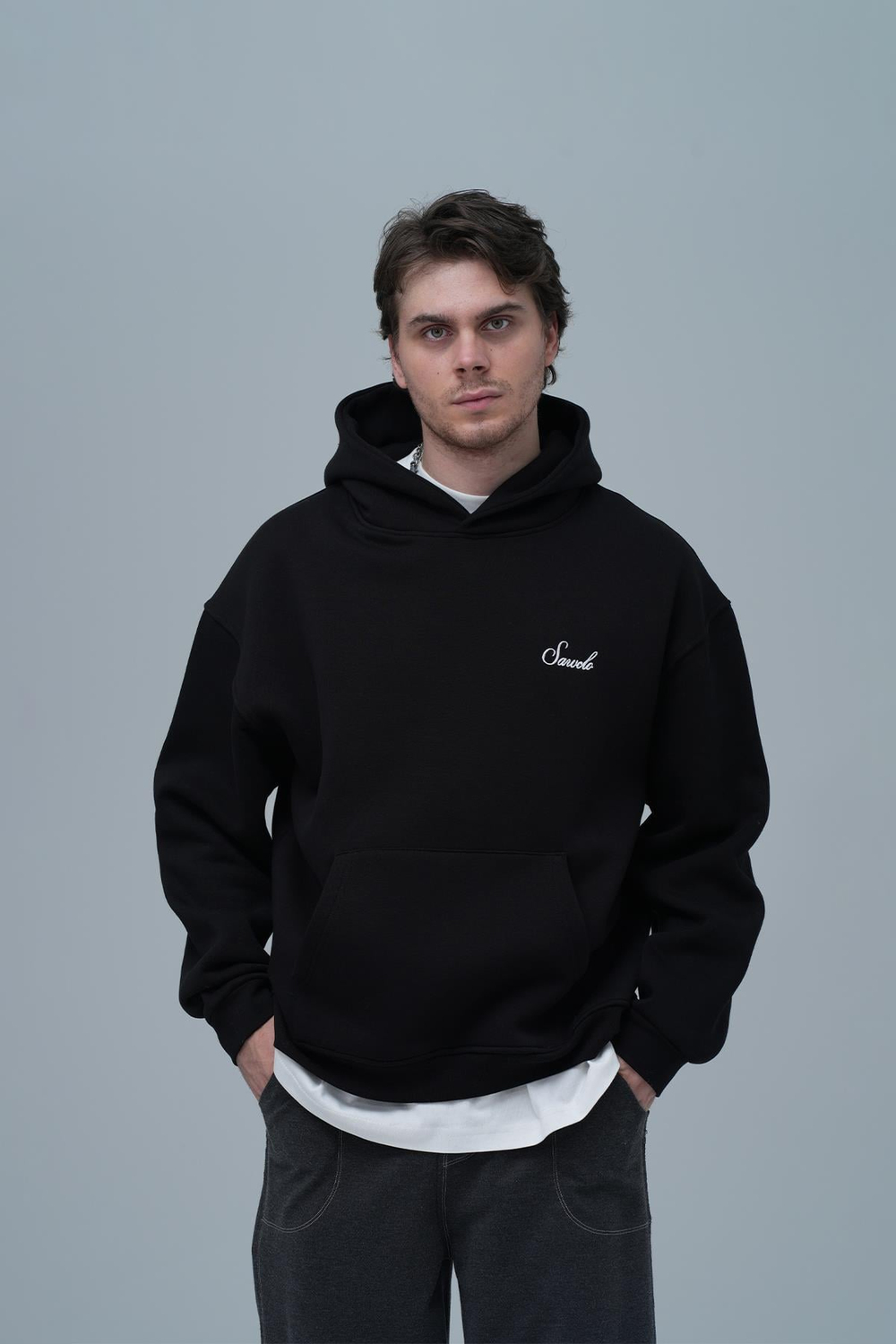 Loneliness Is A Choice Oversized Sweatshirt Black