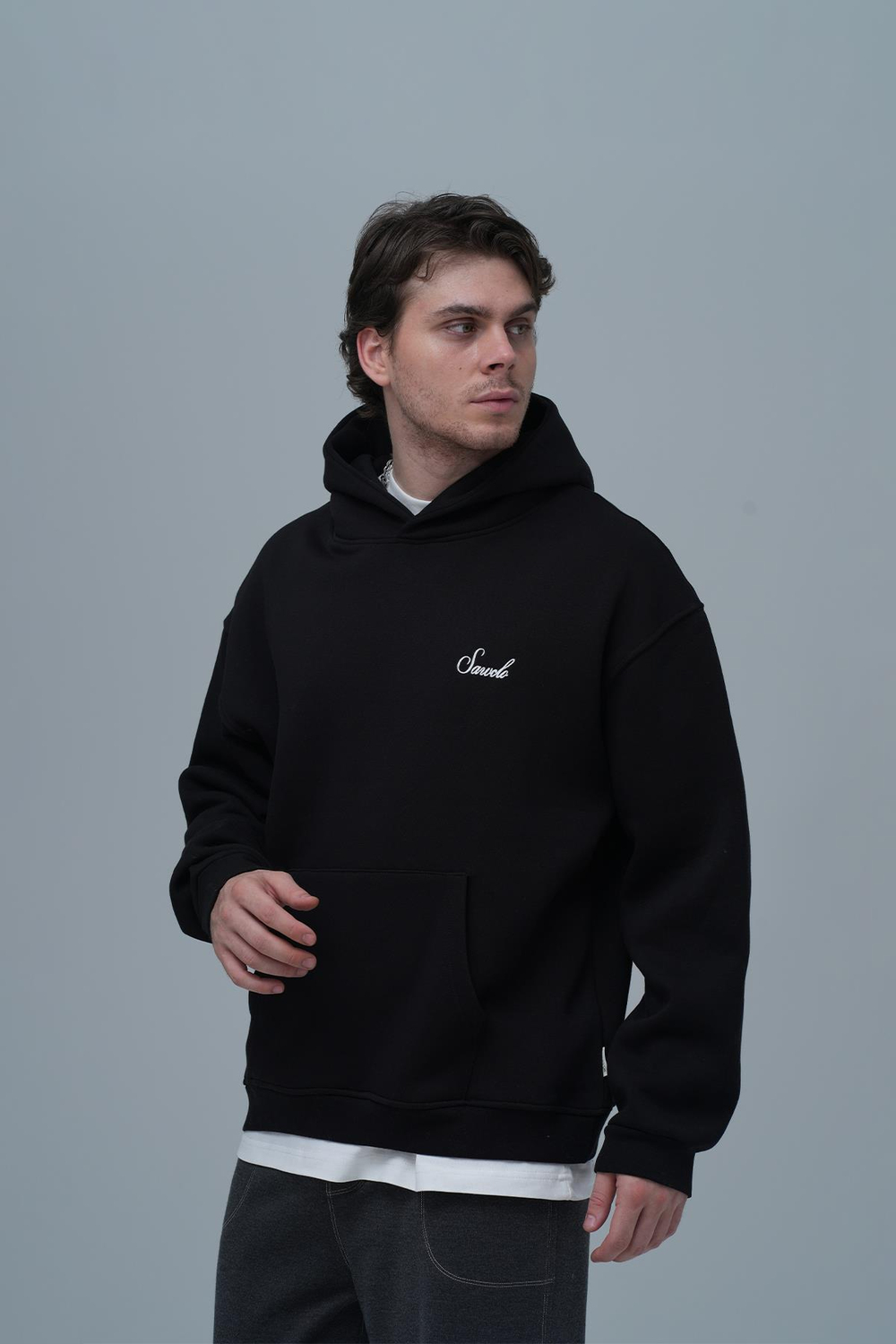 Loneliness Is A Choice Oversized Sweatshirt Black